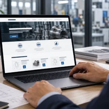 Sito web B2B ufficio acquisti settore industriale